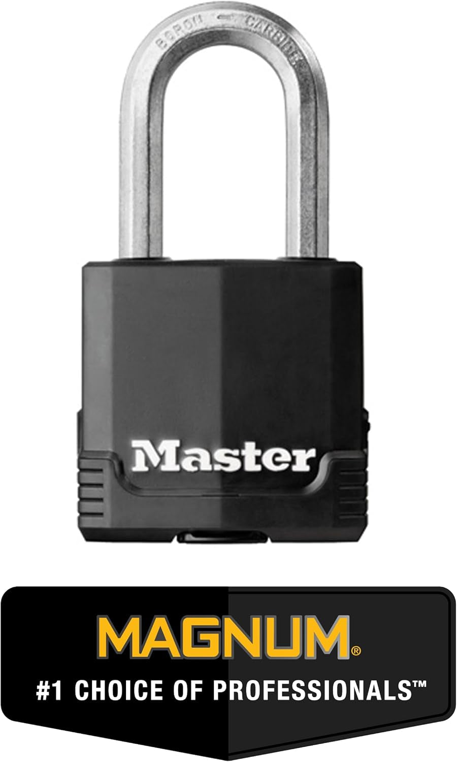 M115XQLF Magnum Heavy Duty Outdoor Padlock with Key, 4 Pack Keyed-Alike