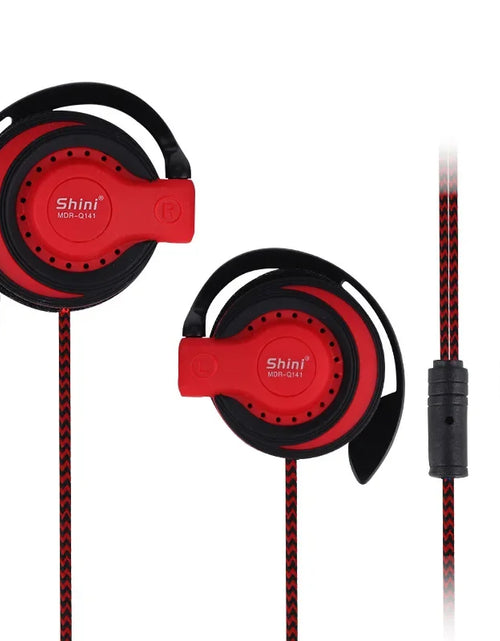 Load image into Gallery viewer, 3.5Mm Ear Hook Headphones Noise Cancelling Headset Earbud Super Bass Earphones for Xiaomi Iphone Samsung MP3 PC Mobile Phone
