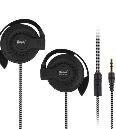 3.5Mm Ear Hook Headphones Noise Cancelling Headset Earbud Super Bass Earphones for Xiaomi Iphone Samsung MP3 PC Mobile Phone