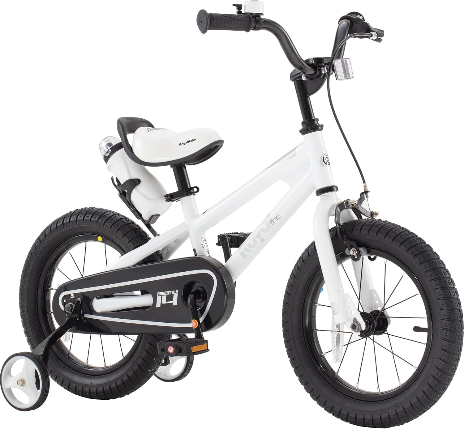 Kids Bike Boys Girls Freestyle Bicycle 12 14 16 Inch with Training Wheels, 16 18 20 with Kickstand Child'S Bike, Blue Red White Pink Green Orange