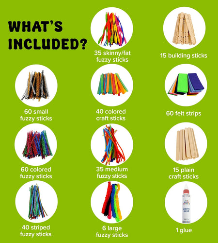 Arts and Crafts Supply Library - Coloring Arts and Crafts Kit