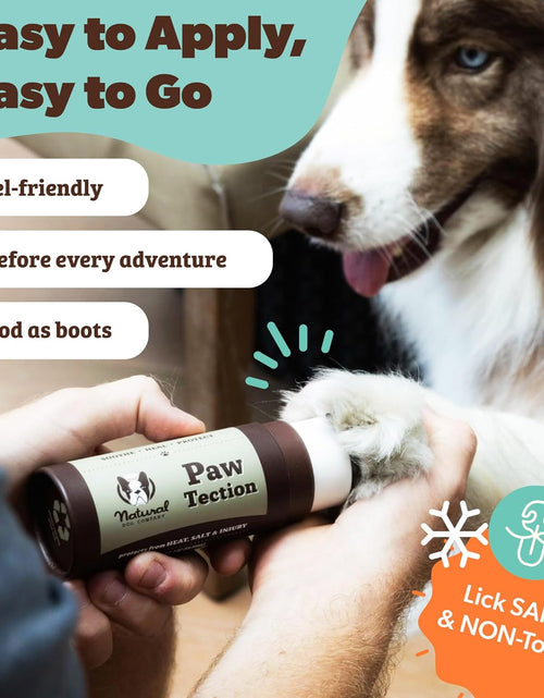 Load image into Gallery viewer, Pawtection Dog Paw Balm, Protects Paws from Hot Surfaces, Sand, Salt, &amp; Snow, Organic, All Natural Ingredients
