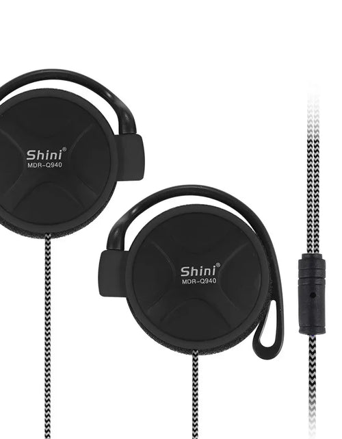 Load image into Gallery viewer, 3.5Mm Ear Hook Headphones Noise Cancelling Headset Earbud Super Bass Earphones for Xiaomi Iphone Samsung MP3 PC Mobile Phone

