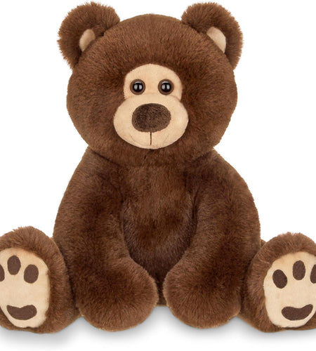 Bearington Lil' Barnaby Teddy Bear Stuffed Animal - 11.5" Soft and Cuddly Brown Bear Plush Toy with Weighted Bottom - Cute Stuffed Animal Teddy Bears Gift for Kids, Plush Collectors and Baby Showers